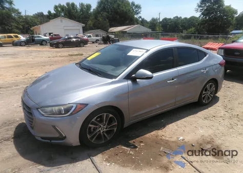 2017 Hyundai Elantra Limited from USA, damaged, VIN 5NPD84LF5HH059013